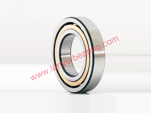 Brass cage single row angular contact ball bearing C (15°) AC (25°)