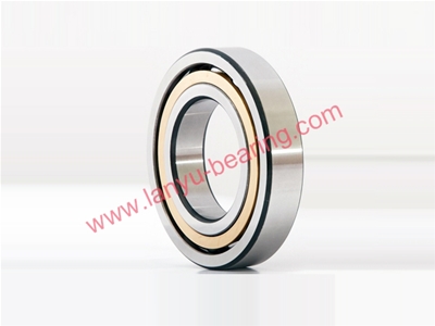 Brass cage single row angular contact ball bearing C (15°) AC (25°)