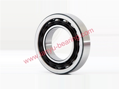 Nylon cage single row angular contact ball bearing B (40°)